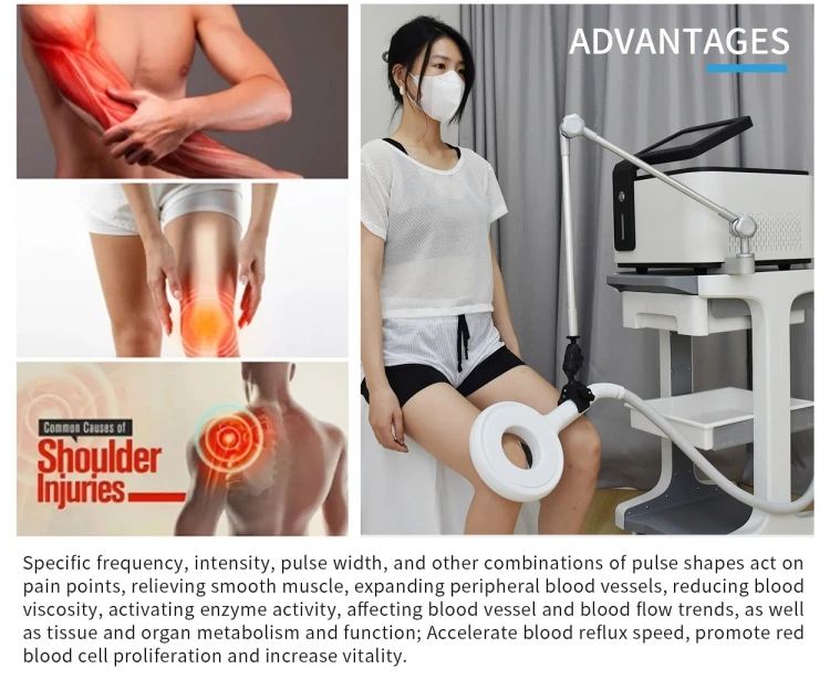 Tragbare extrakorporale Magnetotherapie Hochfrequenz-Physiotherapie Magnetfeld-Therapie Magnetfeld-Therapie Schmerzlinderungsgerät – Detail 4