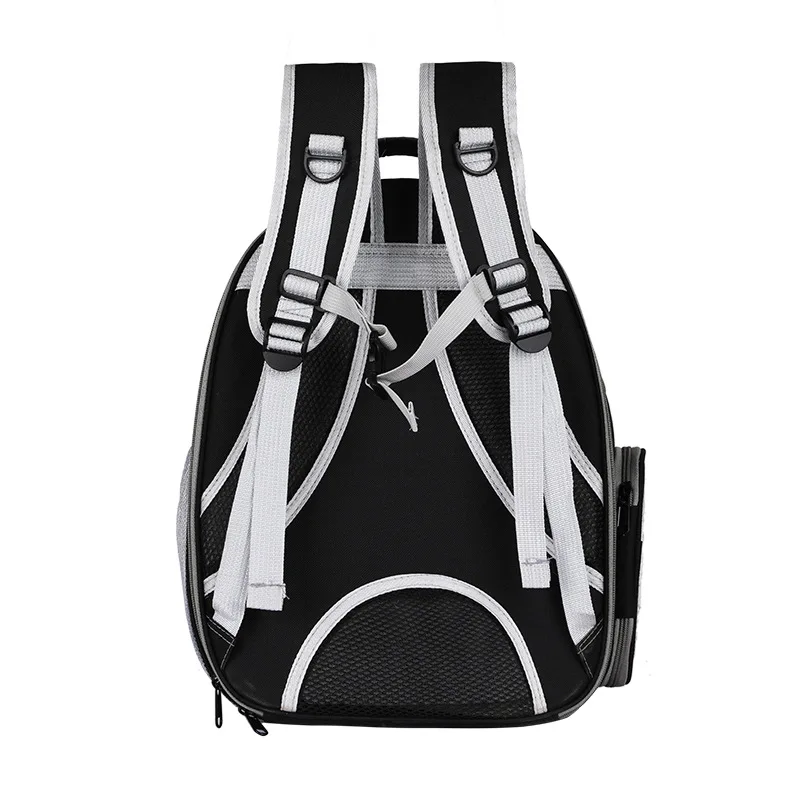 Cat Backpack Solid Space Capsule Pattern Zipper Closure Pet Carrier Portable Outgoing Small Size Animal Pattern Pets Carring Bag