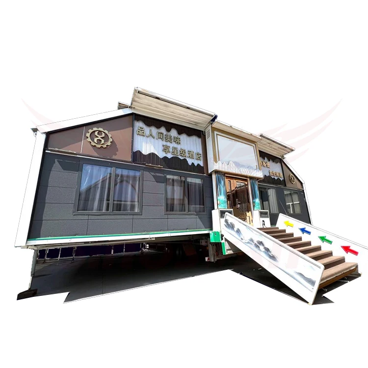 Host in Style with the Mobile Banquet Hall Truck Semi Trailer 15x12m Your Premium Venue Mobile Banquet Truck