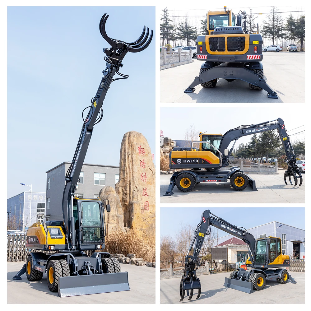 High Efficiency Power Wheels Excavators Small Versatile