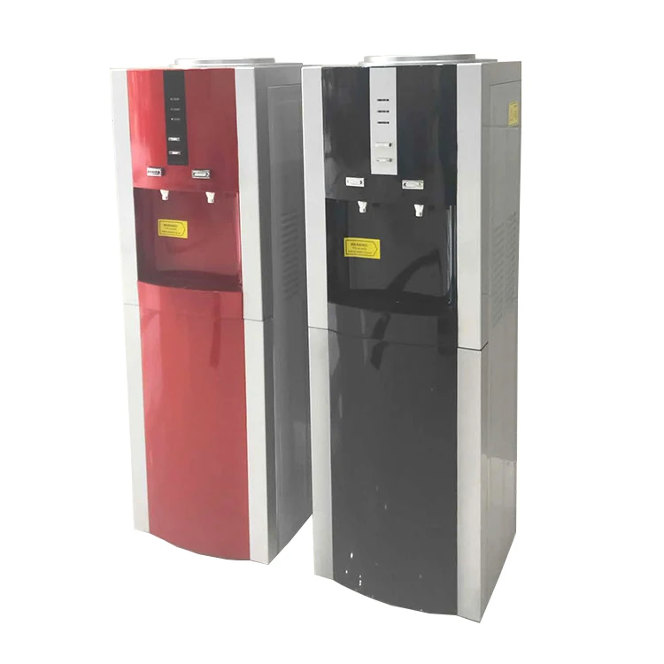 OEM Estándar Dispensador vertical de agua fría y caliente con temperatura ajustable con enfriamiento por compresor