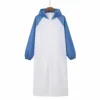 Patchwork blanco y azul