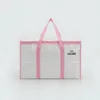Fondo blanco con borde rosa-69x35x38cm