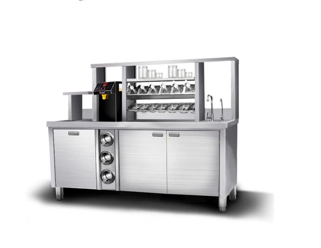 Custom Professional Stainless Steel High Quality Milk Tea Table