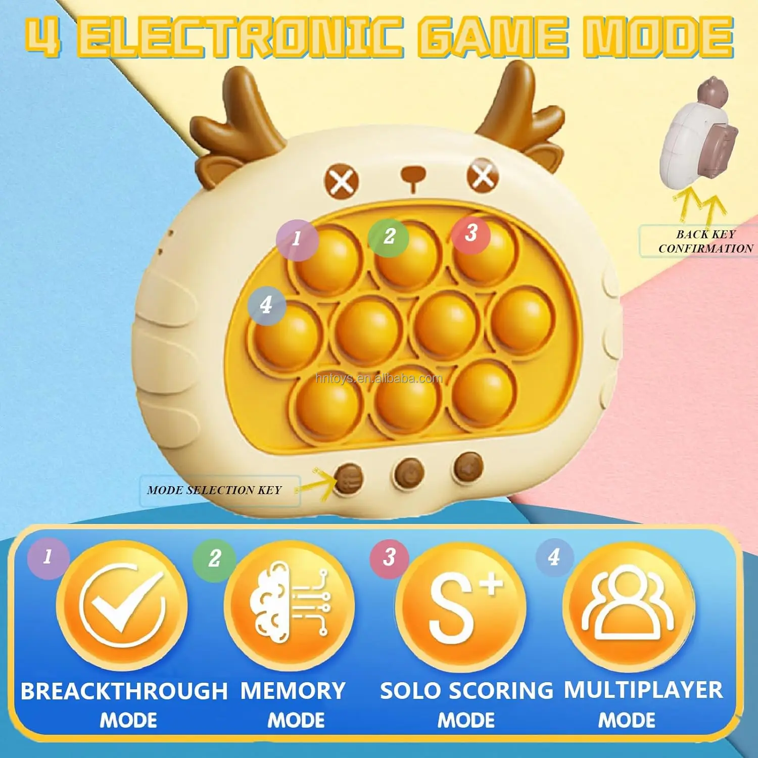 Hot Sell Fast Push Game Bubble Stress Relief Toy Puzzle Game Machine ...