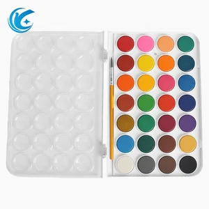 Non-toxic Free Sample Watercolor Cake Set Half Pan Watercolor Cake Painting