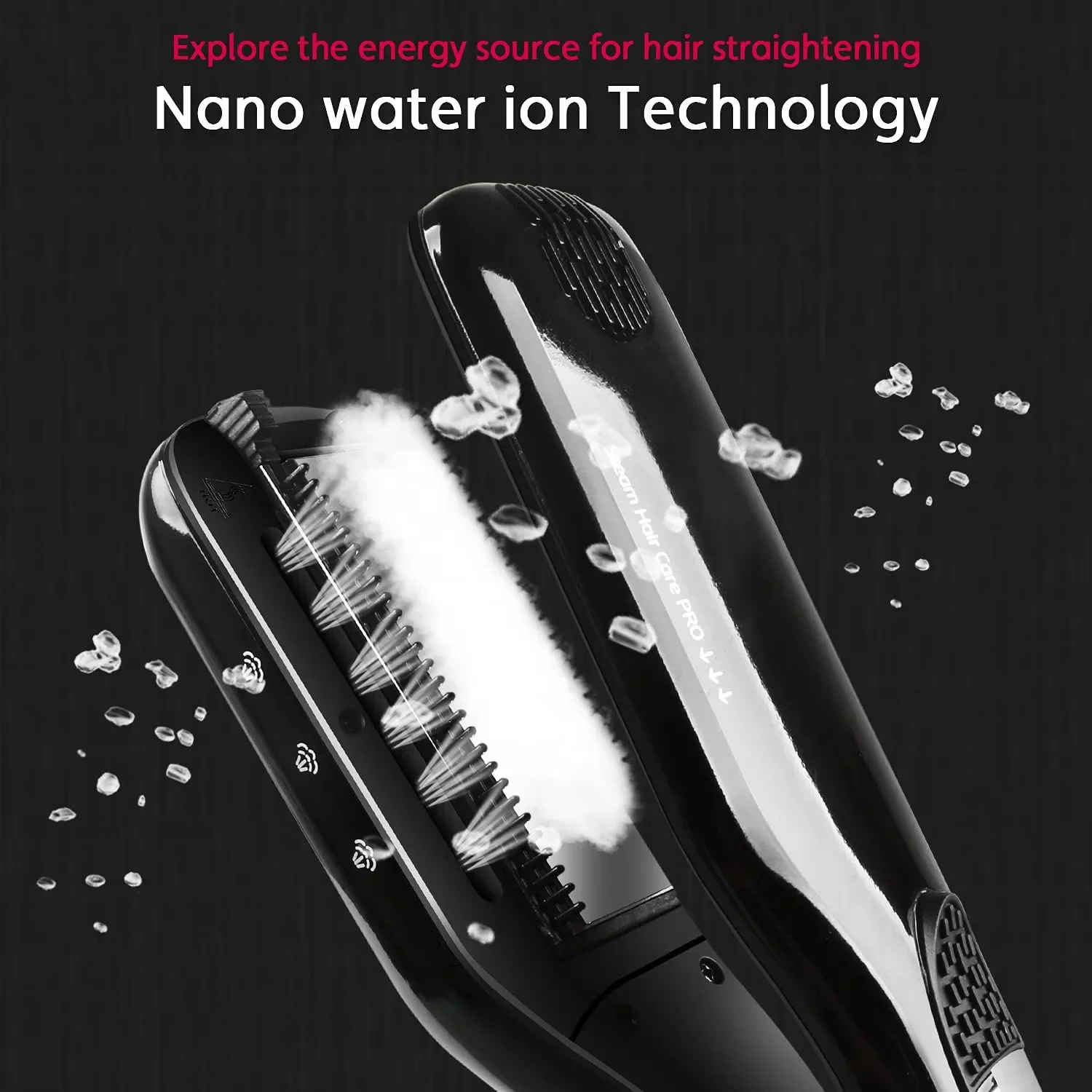 Professional Hair Straightener Heating Hot Hair Combs Dual Voltage ...