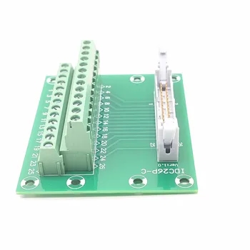 IDC-26P Stecker Adapter Klemmenblock - Leiterplatten Verbinder Mit Montagehalterung