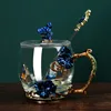 Blue-Cup+Spoon+Lid-Short Style(330ml)