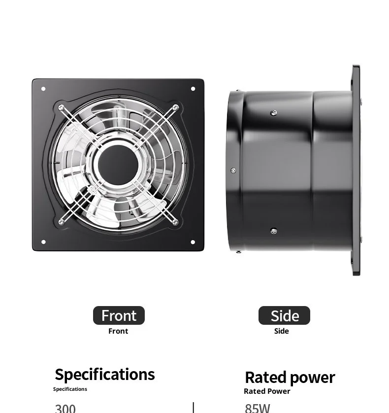 Axial Exhaust Fan, 3-Speed, 220V - detail 24