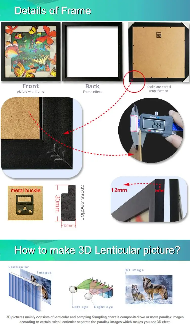 2018 Latest New Design Running horse 3D picture, PET Lenticular 3D pictures 40*40cm wall decoration pictures,home decoration