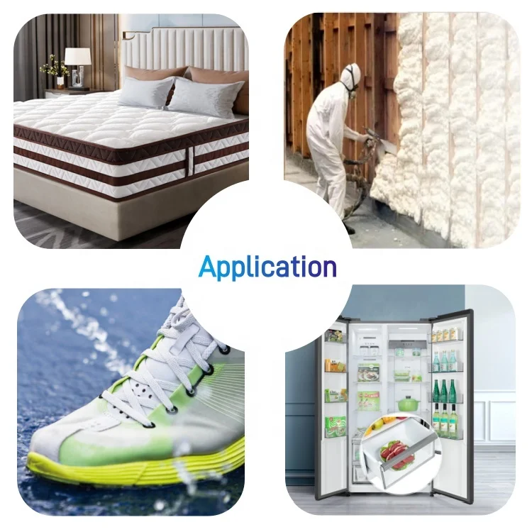 Chemicals for Making Foam Polyurethane PU Spray Foam Insulation Drums Price Espuma De Poliuretano