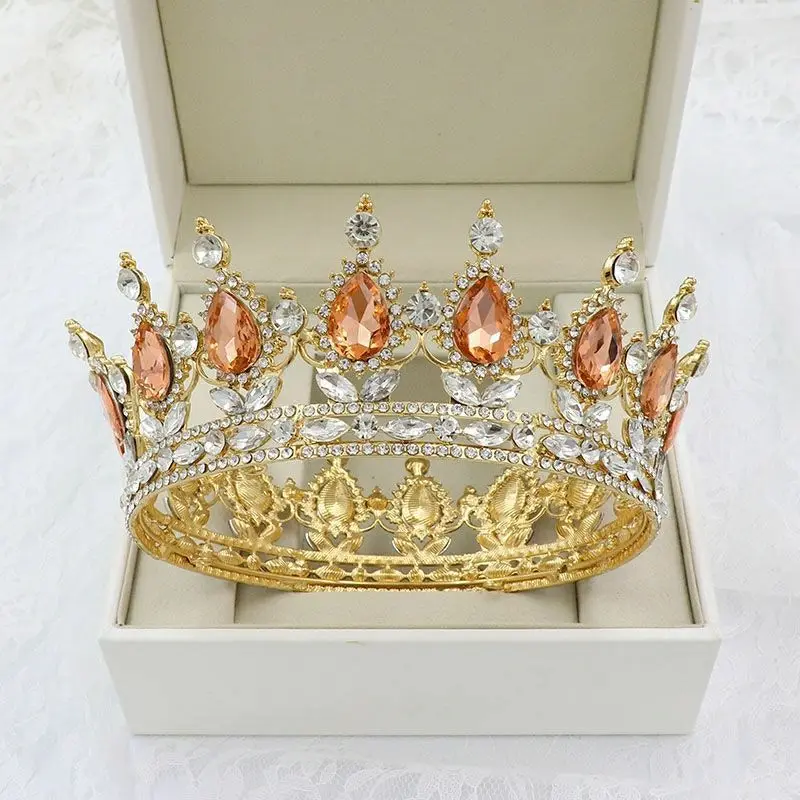 Rhinestone Crowns And Laurel Wreath Gold Leaf Crown Platinum Plated