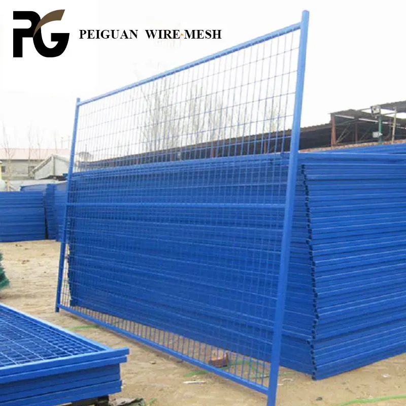 Easily Assembled Waterproof Customized Eco-Friendly Adjustable Canada Temporary Fence Temp Fence Panels