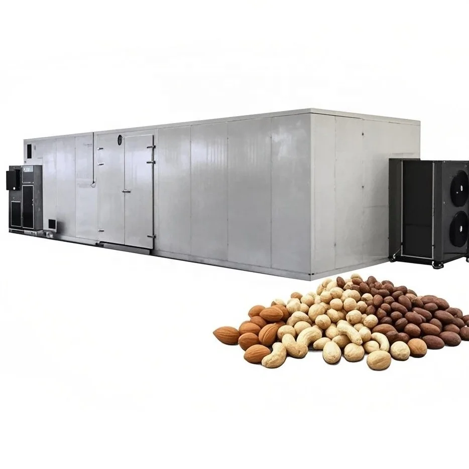 Hello River Large Capacity Cocoa Bean Cashew Nut Dryer Food Processing Factory Coconut Copra Dryer Machine Pump Core Components