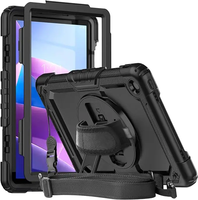 Shockproof Rugged Tablet Case For Lenovo Tab M10 Plus 3Rd Gen 10.6 Inch 2022 Pc Tpu Back Cover Myc173 Laudtec