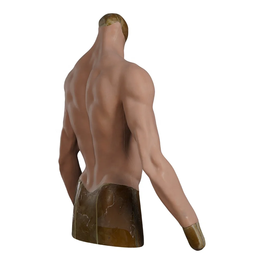 Artificial Abs for Men Realistic Chest Silicone Fake Muscle Suit With Arms Male Cosplay Costume Transvestite Crossdresser