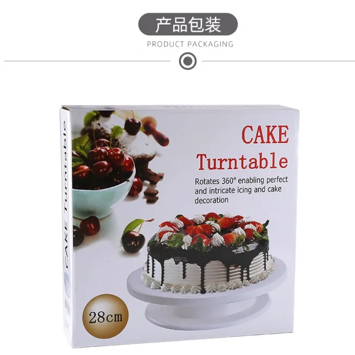 11in rotating cake turntable revolving stand
