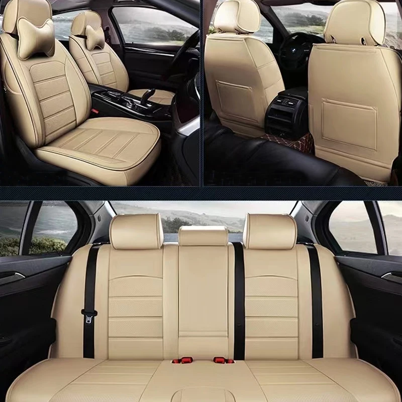 Full Set Waterproof Leather Original Custom Car Seat Cover For 2007
