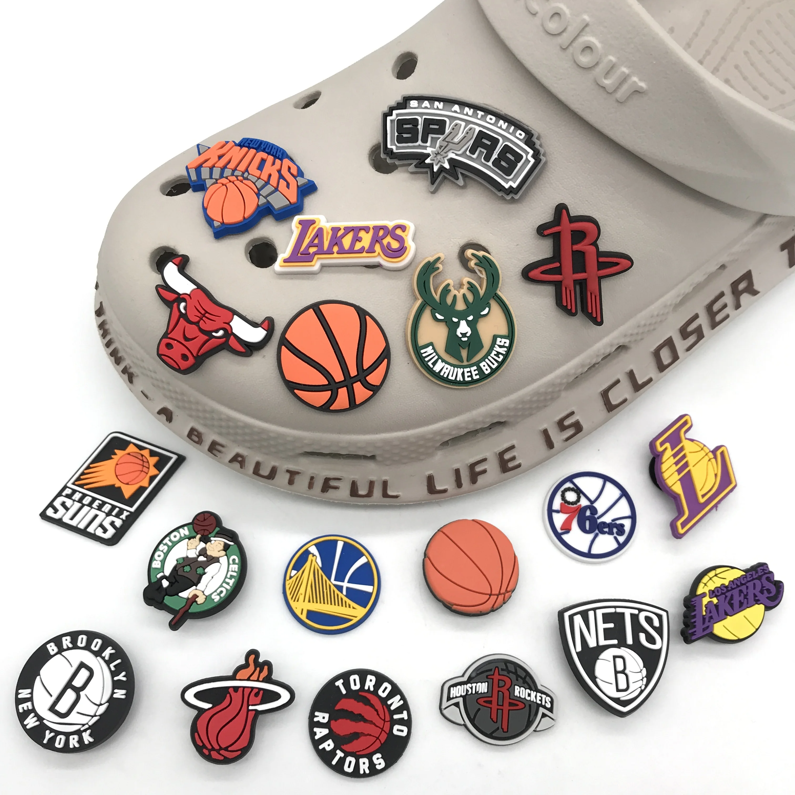 Crocs Jibbitz NBA LA Lakers Shoe Charm Set