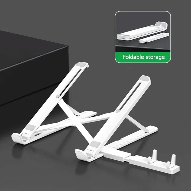 Factory Price 2 in 1 ABS Laptop Mobile Phone Stand Heightening Cooling Stand Adjustable Laptop Stand