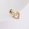 Gold 9# hollow heart