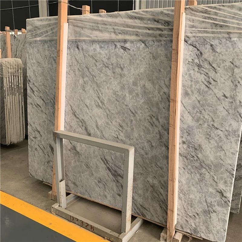 Kasi Ki Hot Sale Best Quality Kasiki Grey Bookmatched Wall Tiles Marble For Interior Design House Floor