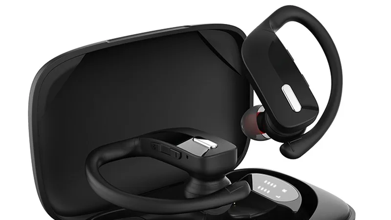 high quality ear hook t17 tws earphones anc mini sports ipx5