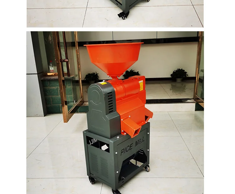 Heli Factory Price Mini Small Paddy Rice Mill Milling Husker Rice Whitening Machine Rice Huller Hulling Machine on Sale