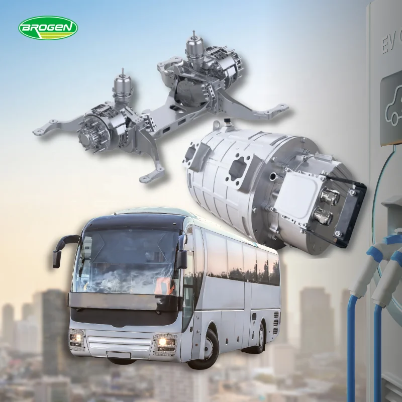 Brogen 120kw 200kw Electric Bus Car Truck 3 In 1 Motor For 12m Bus