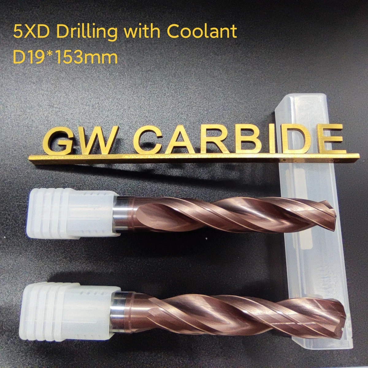 5xd Internal Coolant Tungsten Carbide Drill Bits With High Quality ...