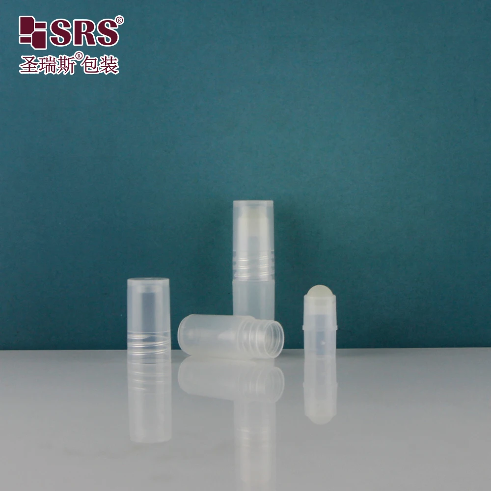 SRS Factory Customization Plastic Unique Design Plastic Roller Ball Container 3ml Bottle Roll On