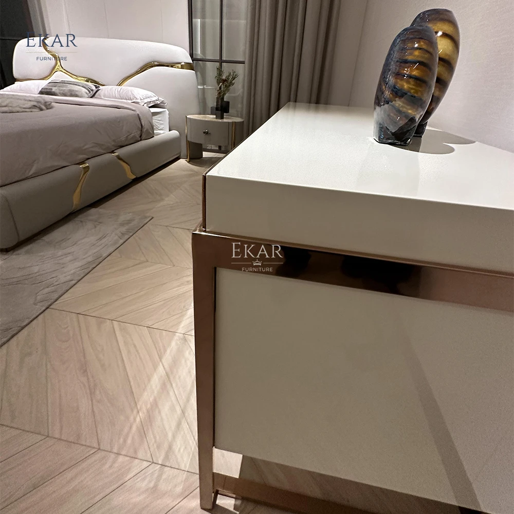 product ekar furniture high grade furniture cabinet wooden board metal frame drawers chest-67