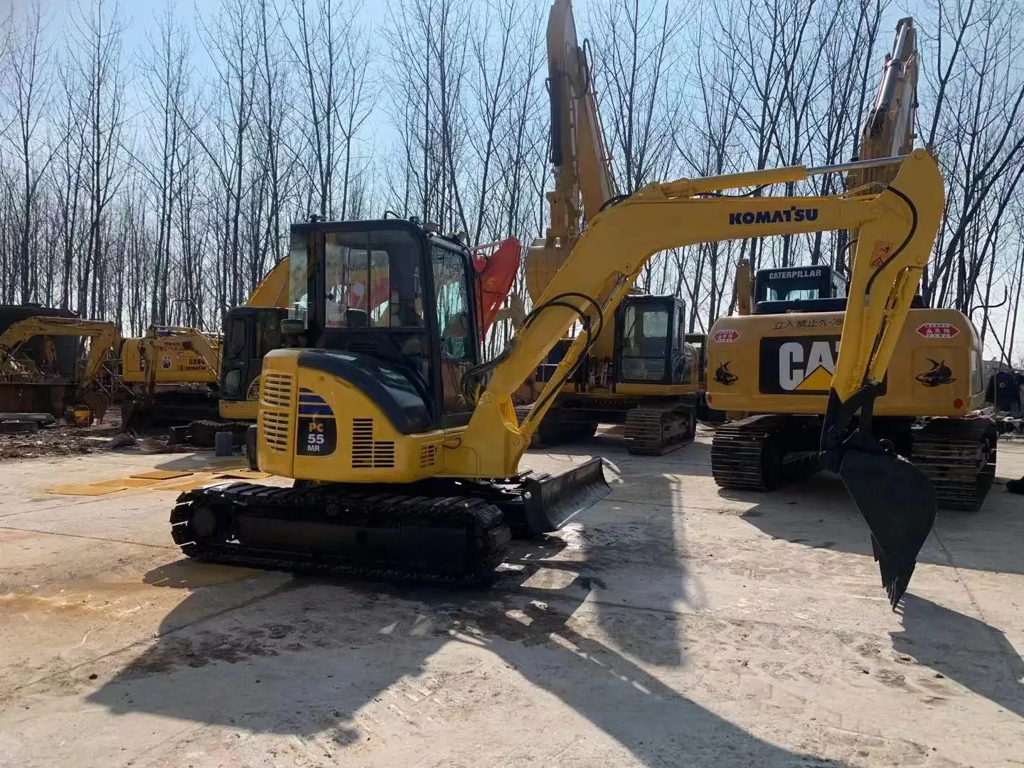 New Arrival Japan Komatsu Excavator 5.5 Ton Brand Komatsu Used Pc55 