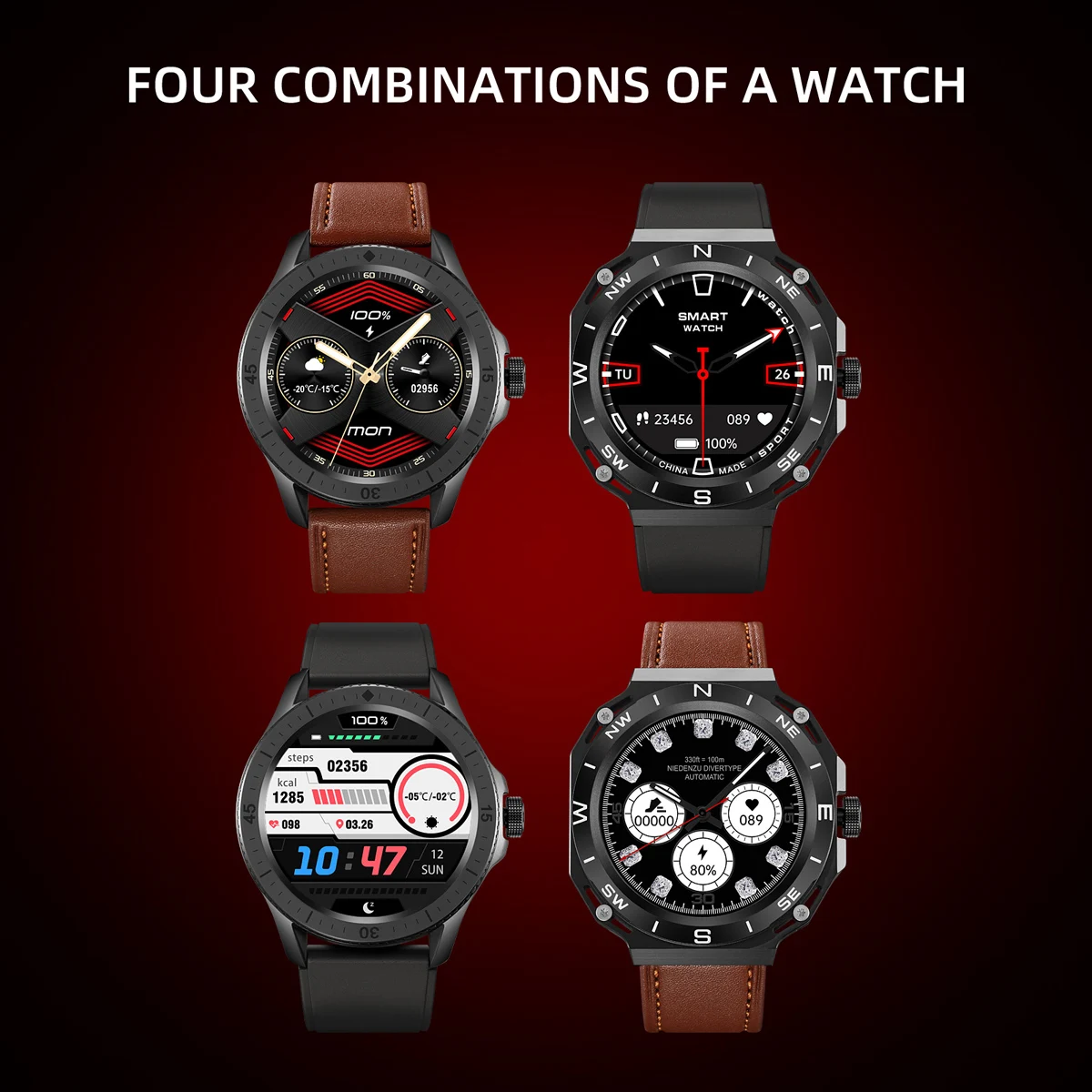 SaaCreations Black Smart Watch Saa Creations Black Smart Watch Combo Pack  of 3 Digital Watch - For Men - Buy SaaCreations Black Smart Watch Saa  Creations Black Smart Watch Combo Pack of