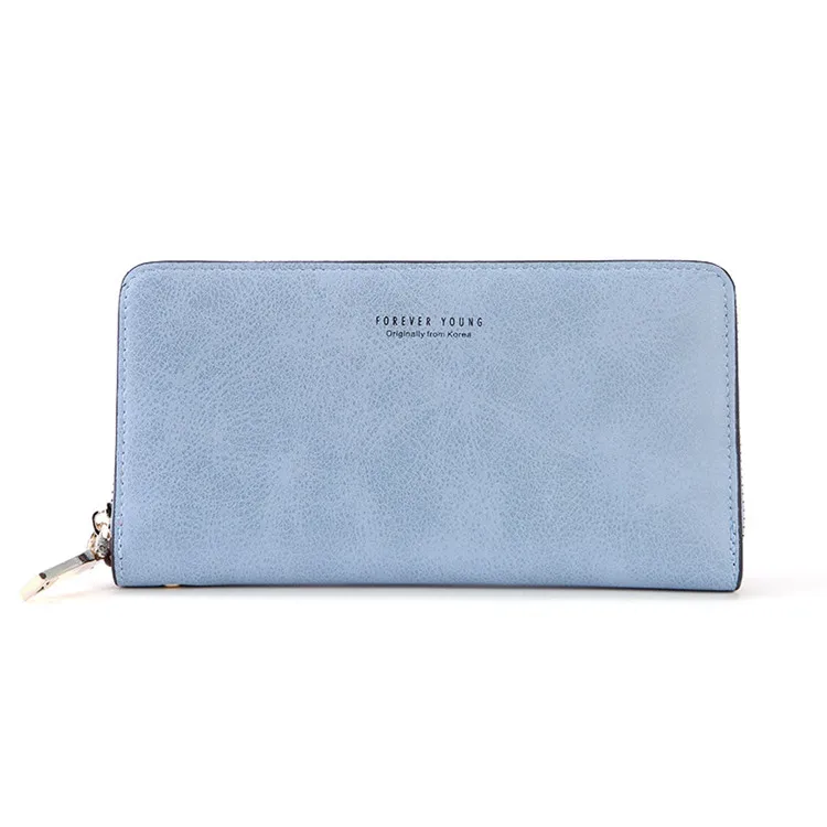 Long Leather Wallet For Women With Checkbook Card Holder Purse Zipper  Buckle Elegant Clutch Ladies Wallet Coin Purse - Buy Leather Wallets,Leather  Wallet For Women,Long Leather Wallet For Women Product on 