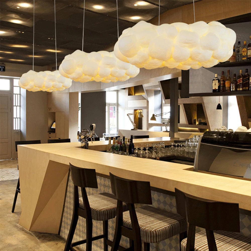 Art Decor Soft Floating Clouds Pendant 