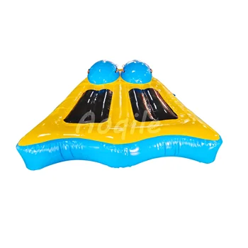 Watersports water sofa Towable Aqua Floating Fly Tube 2 Person Inflatable Sofa Towable Tube for Boating