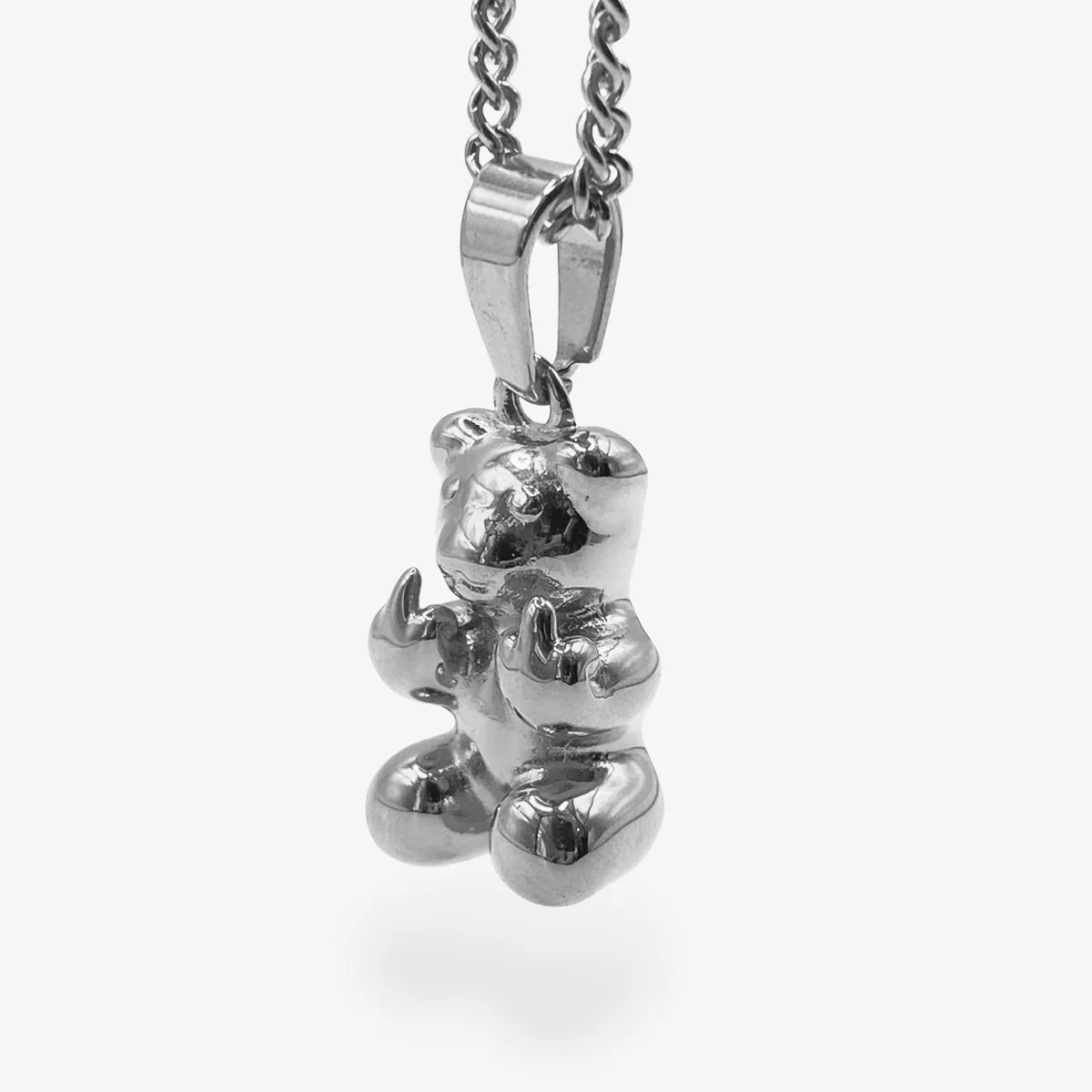 【BLACKPURPLE】25SS★ Vintage bear necklace Mood Bear Necklace | Wholesale Mood Bear Necklace – Cool Jewels