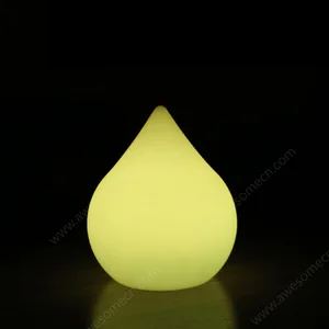 Modern 16-Color LED Night Light Mini Peach Shape Smart Home Mood Dimmer for Bedroom Remote Control Battery Powered