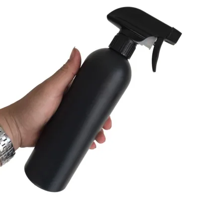 500ML HDPE Matte Black and White Spray Bottle Cleaner Spray Bottle Cleaning Production Package Household Production Package
