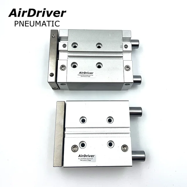 Compact Guide Driver Pneumatic Cylinder DFM Series double acting Air Cylinder