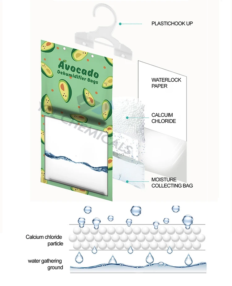 Humidity Remover Moisture Absorber Bag Dehumidifier Hanging Bag For