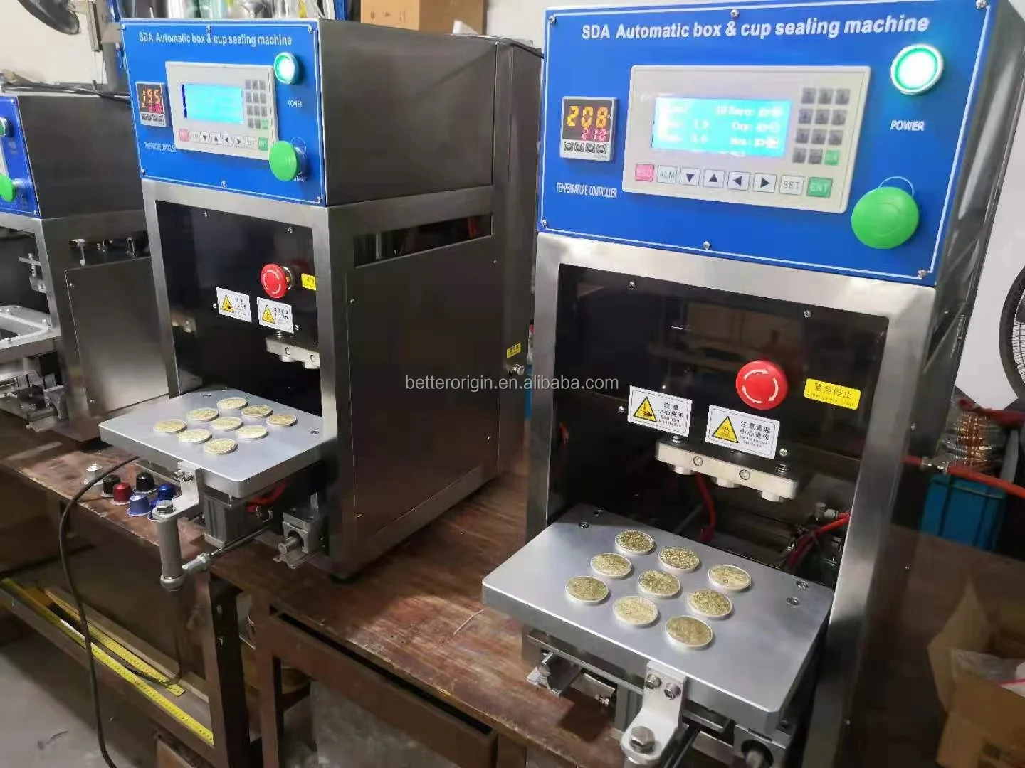 Aluminum Foil Lid Sealing Machine Automatic Plastic Cup Sealing Machine