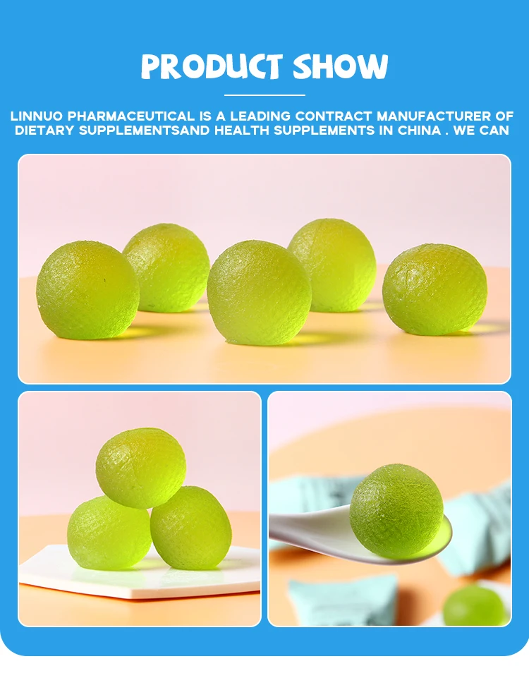 Premium formula chewable gummy candy CLA gummies conjugated linoleic acid gummies for immune support details