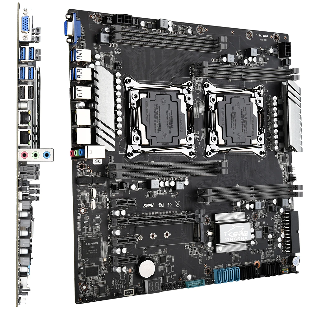 X99 2011v3 Dual CPU Support REG ECC DDR4 JINGSHA Gaming Performance ECC REG Memory Motherboard