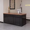 Black and dark brown wood grain