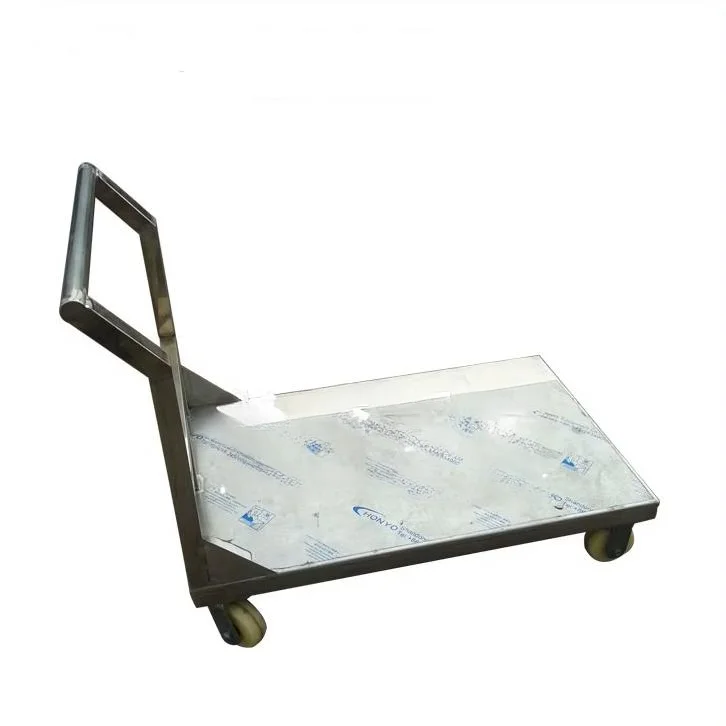 Custom Steel Demolition Warehouse Truck Heavy Duty Platform Trolley