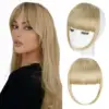French bangs-ash blonde
