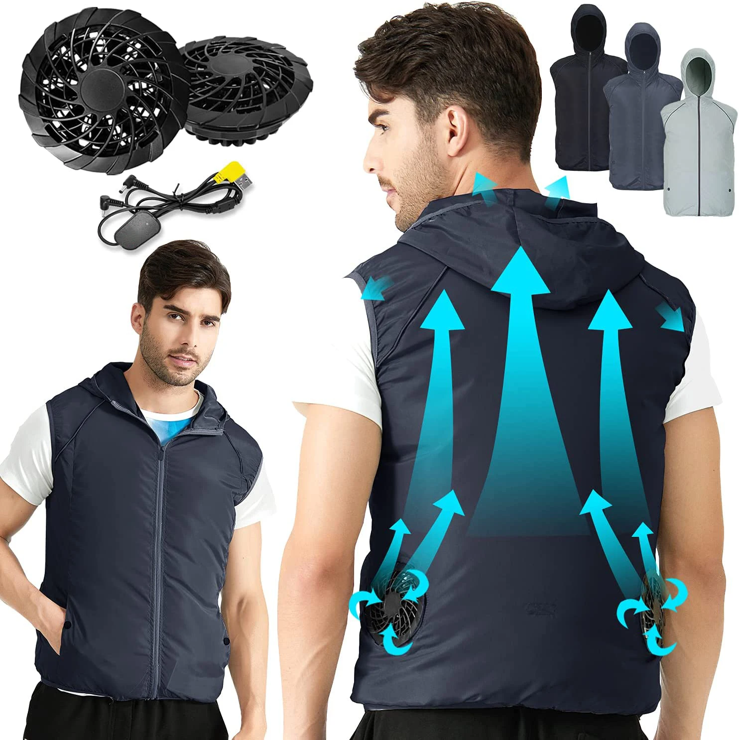 Evaporative Cooling Construstion Vest 